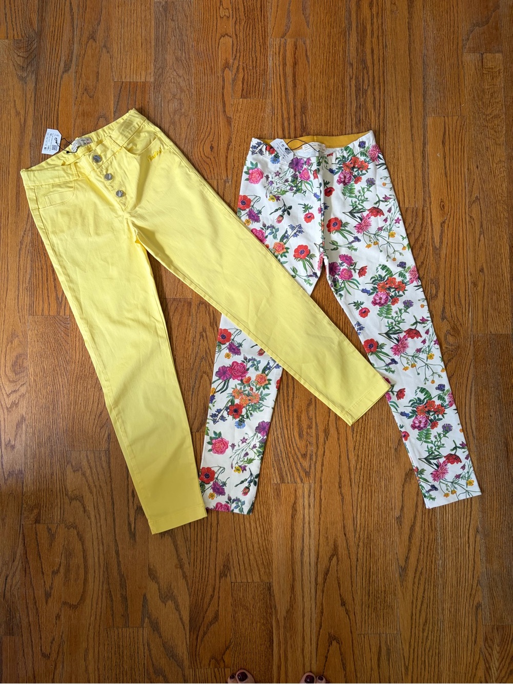 Zara Girls Two Pairs of Pants NWT Size 10